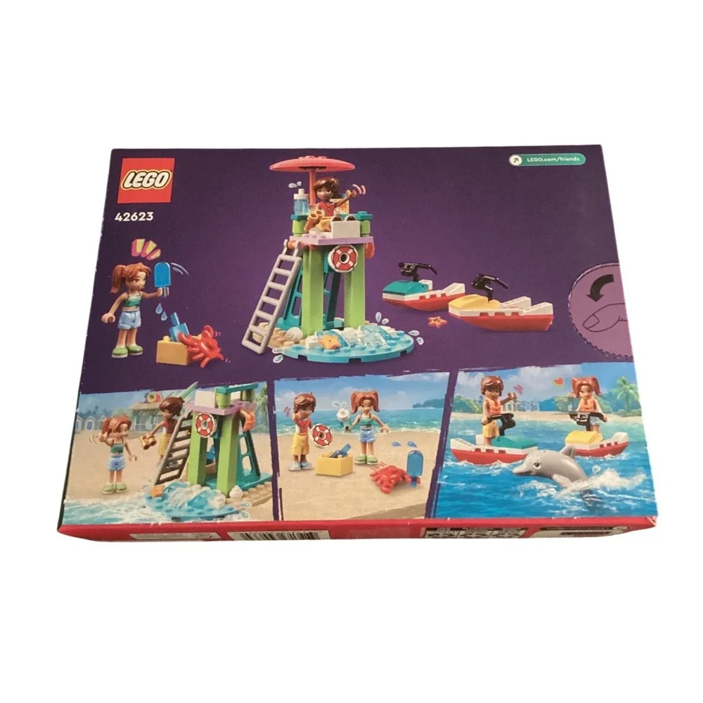 LEGO Friends Beach Water Scooter‎ Building Toy 42623 84 Pieces Ages 5+